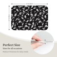 thumbnail image 4 of Pofeuu Black White Leaves Print Hem Mat 40x60 - Multipurpose Doormat for Indoor & Outdoor Use - Welcome Your Guests with our Entrance Mat, 4 of 6