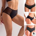 thumbnail image 2 of 4 Uds. Bragas menstruales reutilizables a prueba de fugas, ropa interior fisiológica para mujeres, calzoncillos menstruales absorbentes rápidos de cuatro capas calientes Tan Jianjun unisex, 2 of 2