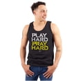 thumbnail image 3 of Play Hard Pray Hard Christian Faith Tank Top T Shirts Men Women Brisco Brands S, 3 of 6