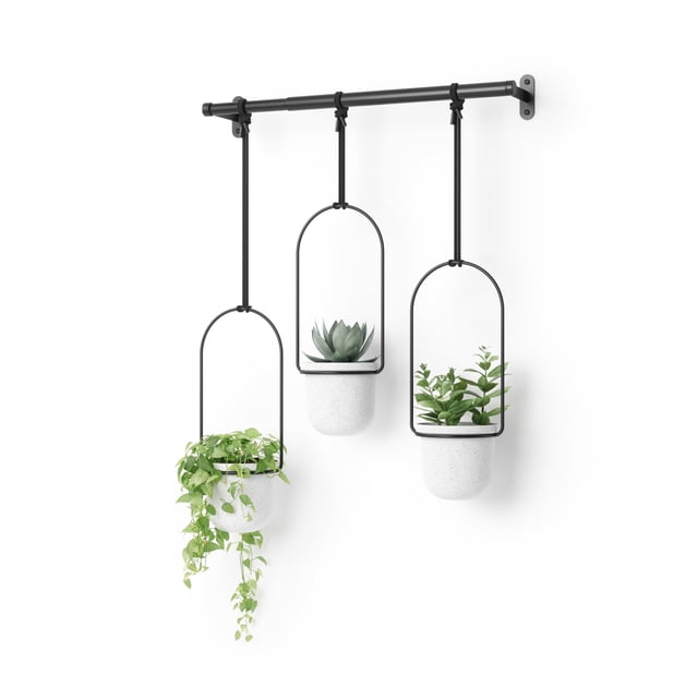Maceta colgante Umbra Triflora para ventana, interior y jardín de hierbas