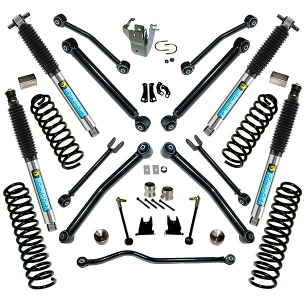SuperLift 4 inch Lift Kit - 2007-2017 Jeep Wrangler JK Unlimited - with REFLEX Control Arms and Bilstein Shocks SuperLift 4 inch Lift Kit - 2007-2017 Jeep Wrangler JK Unlimited - with REFLEX Control Arms and Bilstein Shocks