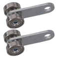 thumbnail image 3 of Shisuyan 2pcs Window Door Two Wheels Struts Channel Trolley Window Door Roller Wheels, 3 of 8