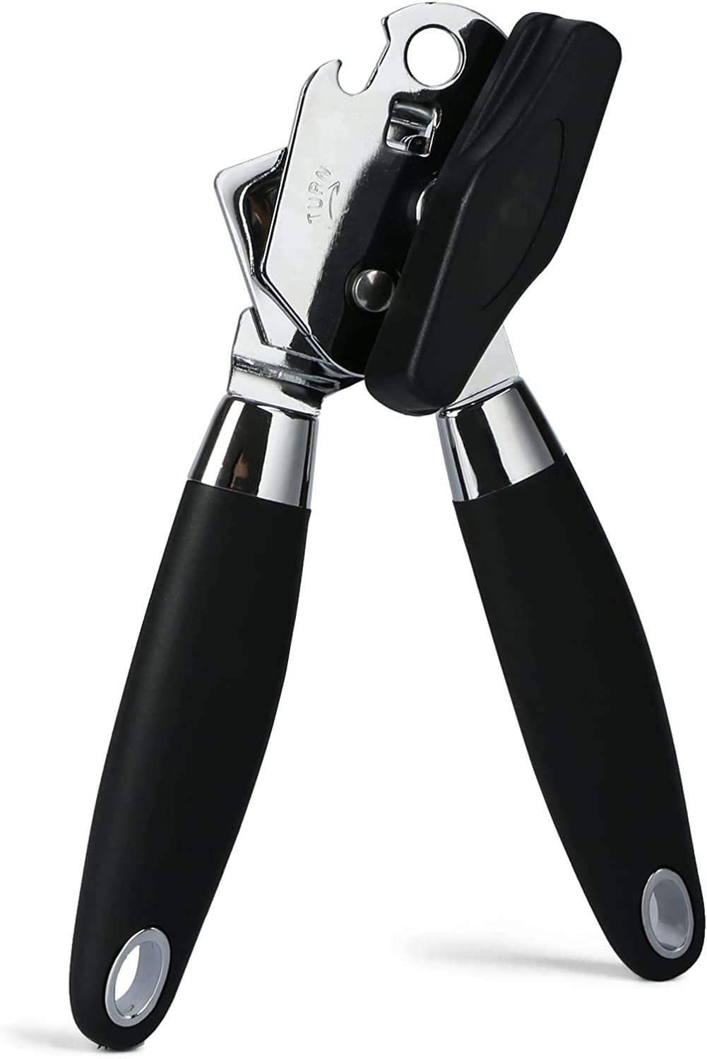 Can Opener Manual, Handheld Heavy Duty Can Opener,NonSlip Handle