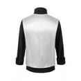 thumbnail image 4 of PMVFHDE Men Rhinestone Sequin Formal Dress Vest Vest For Men For Stage Performance Gala Party Wedding And Evening Events Silver，M, 4 of 8