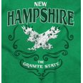 thumbnail image 2 of Cute New Hampshire Floral Eagle Women's Plus Size Graphic Tee Brisco Brands 5X, 2 of 3