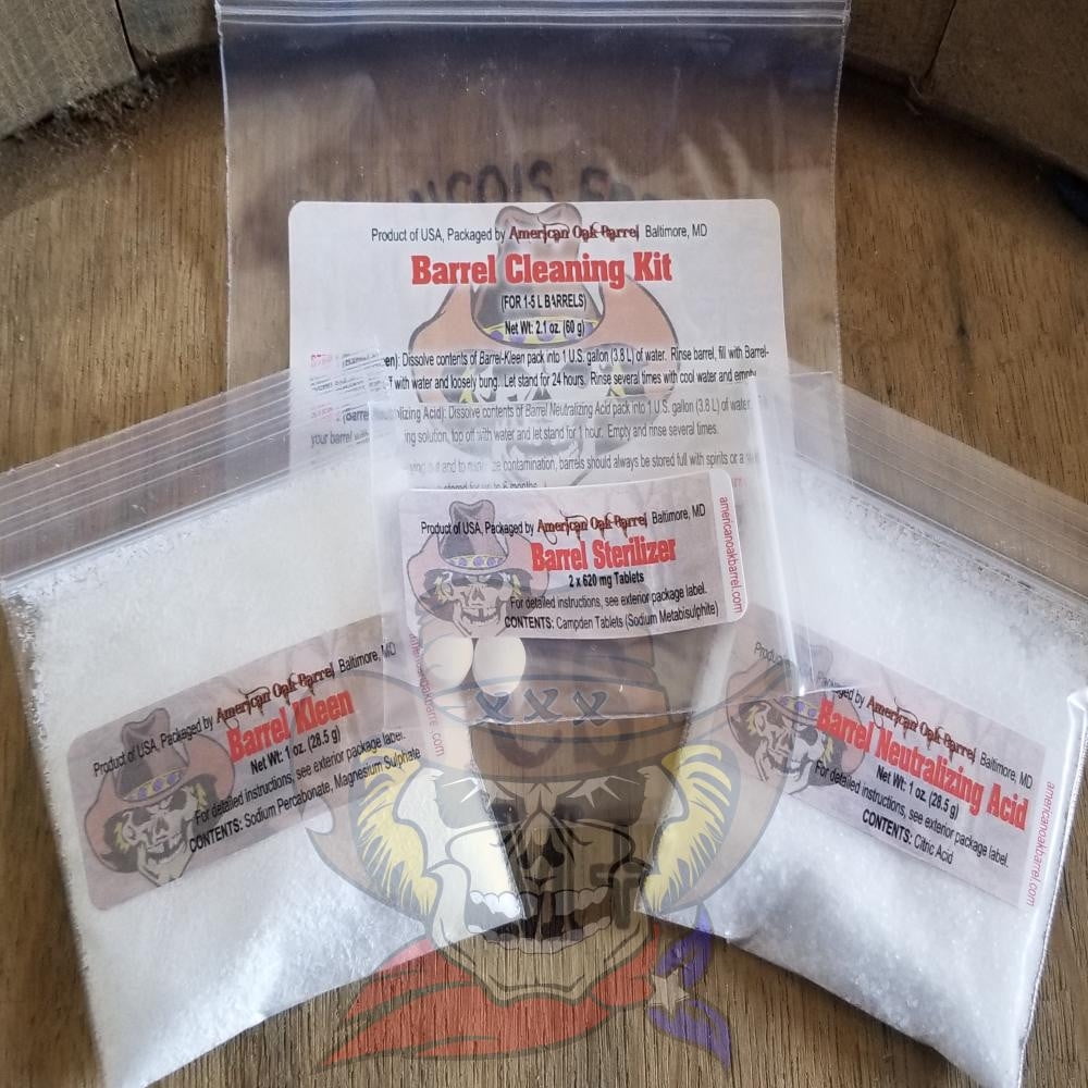 American Oak Barrel™ Cleaning Kit Clean, Neutralize and Sterilize