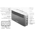 thumbnail image 4 of Rolton E500 Wireless Speaker 6W HiFi Stereo Player Portable Digital Radio w/ Flashlight LED Display Mic Support Hands-free Record TF Play, 4 of 7
