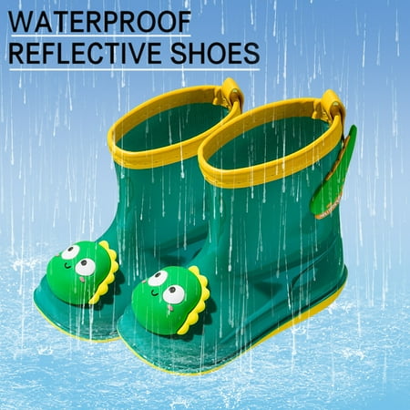 

TALKVE Children Cute Cartoon Fashion Waterproof And Non Slip Rain Boots Rain Boots Soft Bottom Fashion Rain Boots
