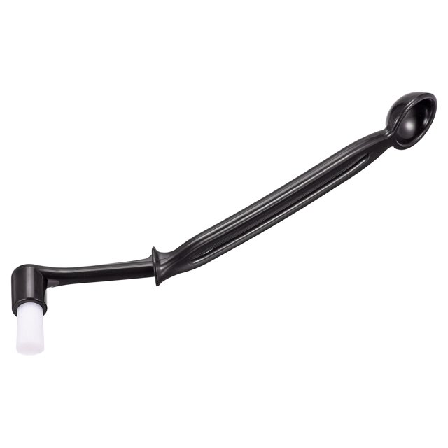 Caf? M?quina Cepillo con Cuchara 8.23 ??" Longitud Nylon Codo Negro para Limpieza Espresso M?quinas Molinillos Unique Bargains cepillos de limpieza