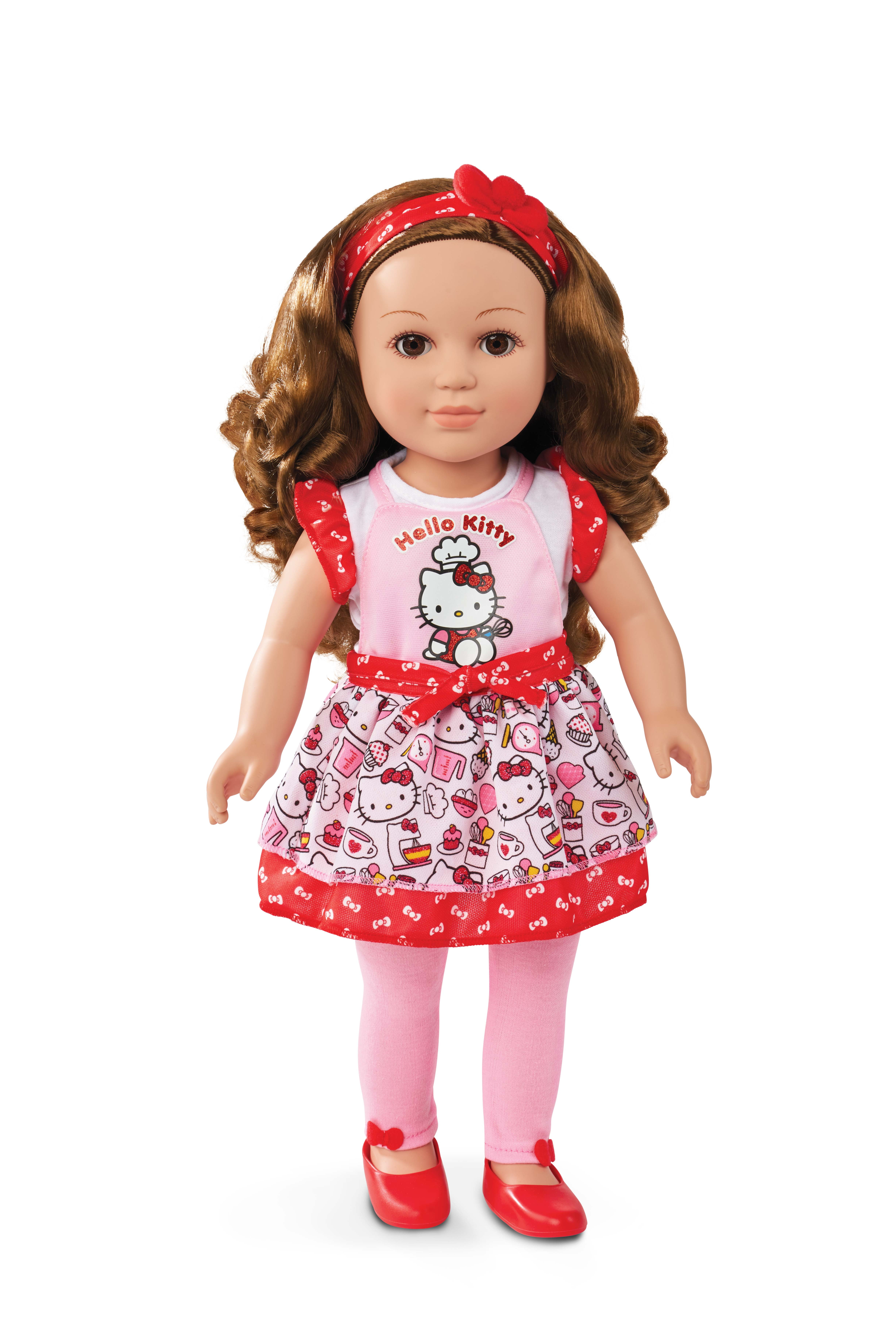 My Life as Hello Kitty 18" Doll Brunette 9pc for sale online 