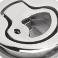 thumbnail image 4 of Powkky 2in Boat Door Hatch Lock Round Locking Style 316 Stainless Steel Flush Pull Slam Latch for RV Marine Home, 4 of 10