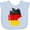 Blue, variant on Inktastic German Map Flag Boys or Girls Baby Bib