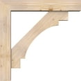 thumbnail image 3 of Ekena Millwork 7 1/2"W x 42"D x 42"H Merced Block Smooth Bracket w/ Offset Brace, Douglas Fir, 3 of 25