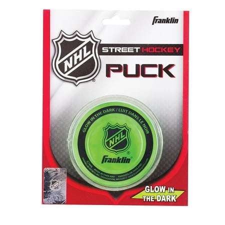 NHL Street Hockey Glow In the Dark Puck, Ball Franklin Set In Combo Glow Starter Density 2Pack Orange Buckets The 12211V 12231V NHL LightUp.., By Franklin Sports
