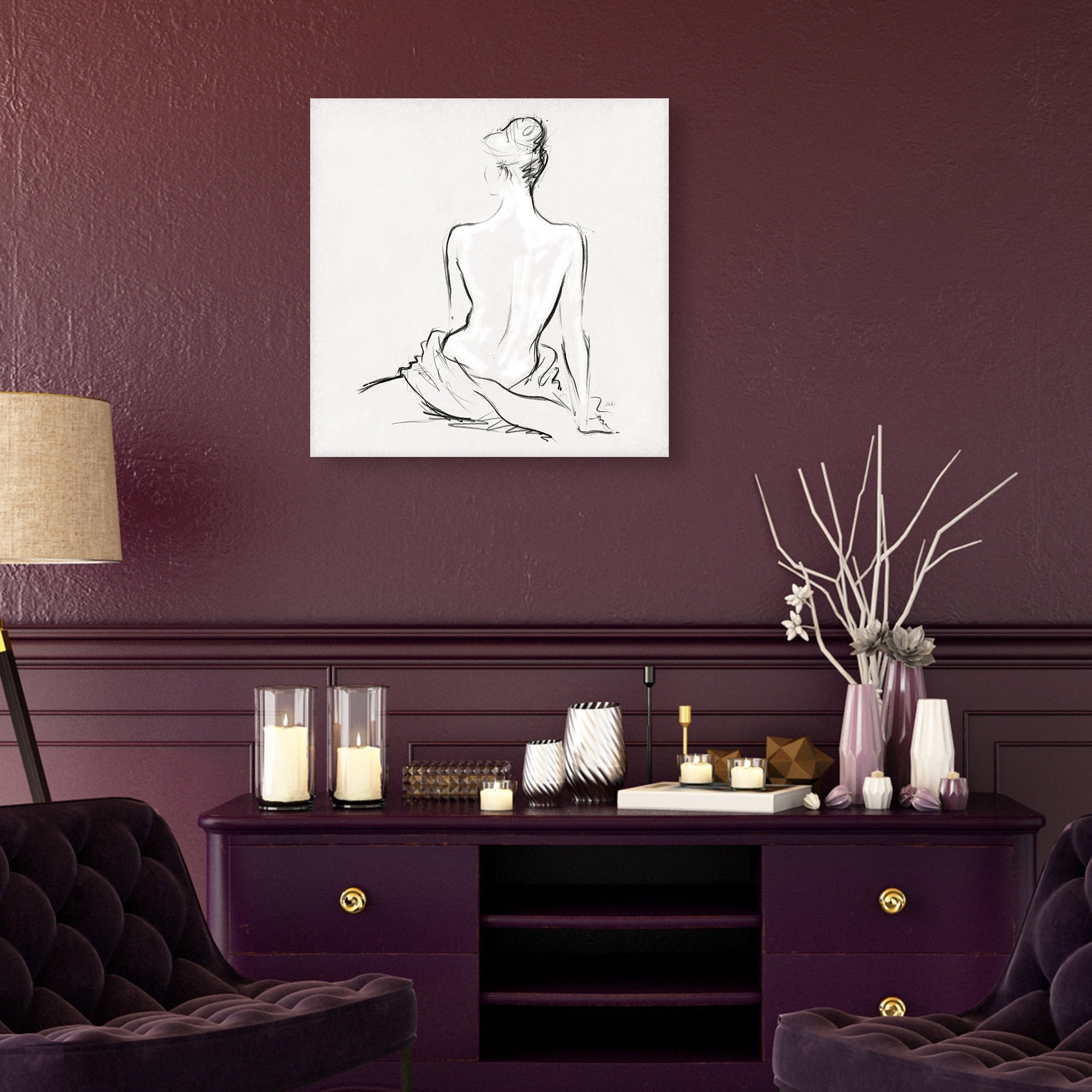 Celestial II Detail by Jane Hartley Canvas Art Print