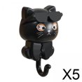 thumbnail image 1 of Gancho adhesivo para abrigos,Perchero creativo,adhesivo para llavero con lindo gato,Gancho de pared para colgar ganchos decorativos para llaves,Abrigo,bufanda,sombrero,toalla,llavero,gancho, 1 of 10