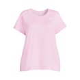 thumbnail image 3 of Reebok Women's and Women's Plus Legacy Core Knit Performance T-Shirt, Sizes XS-4X, 3 of 5