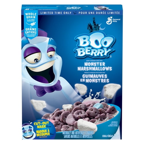 General Mills Boo Berry Flavoured Cereal with Monster Marshmallows, 270 Grams