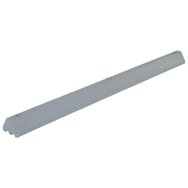 Vestil CS-S72-G 72 in. Car Stop Recycled Plastic- Gray