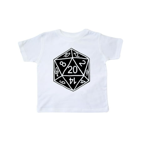 

Inktastic 20 Sided Black Dice Gift Toddler Boy or Toddler Girl T-Shirt