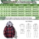 thumbnail image 5 of Camisas De Lino Para Hombre Camisa informal de otoño e invierno para hombre, camisa de manga larga con cuello encapuchado y estampado a cuadros, blusa (Green, M), 5 of 6
