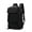 Black, variant on Black Large Capacity Water Resistant Backpack For Men Outdoor Camping Sports And Travel Multipurpose With Laptop Compartment Shoe Storage And Luggage Strap 40L Capacity 46X30X13Cm Weight 2