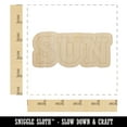 thumbnail image 2 of Sun Fun Text Wood Shape Unfinished Piece Cutout Craft DIY Projects - 4.70 Inch Size - 1/8 Inch Thick, 2 of 7