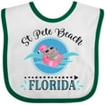 thumbnail image 3 of Inktastic St Pete Beach Florida Vacation Girls Baby Bib, 3 of 4