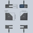 thumbnail image 3 of Tablet Wall Mount Holder Adjustable Holder Bracket 360 Degree Rotation for Tablets, Phones, EReaders, 3 of 9