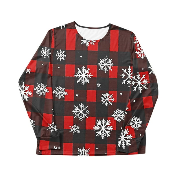 Conjunto navideño para padres e hijos, ropa de casa estampada, pijamas, pantalones de manga larga, conjunto de dos piezas, camisetas y pantalones de poliéster para niños