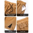 thumbnail image 2 of Pantalón corto deportivo para hombre con forro 2 en 1 con bolsillos Trabilla para toalla, 2 of 7
