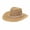Khaki, variant on Helii Cowboy Hat for Men Classic Western Brown Hat with Leather & Metal Embellishments Outdoor Casual Sun Hat