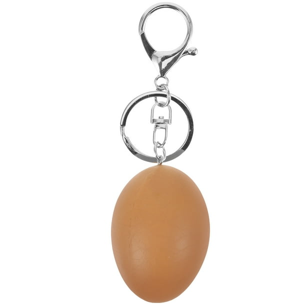 GOOHOCHY Llavero con forma de huevo, colgante para bolso, llavero, adorno, accesorio decorativo para colgar huevos.