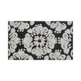 thumbnail image 4 of Better Trends 24" x 40" Bathroom Rugs 100% Cotton Soft Water Absorbent Non Slip Bath Mat Machine Washable Rug (Charcol) Medallion Collection, 4 of 6