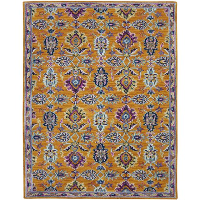 Amer Rug BOH17696 7 ft. 6 in. x 9 ft. 6 in. Boho 1 Hand-Tufted Area Rug - Orange