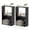 Black, variant on Patiojoy 3-Tier Bookshelf Freestanding 2-Cube Bookcase w/Open Storage Compartment Modern Display Shelf w/Anti-Toppling Kit White