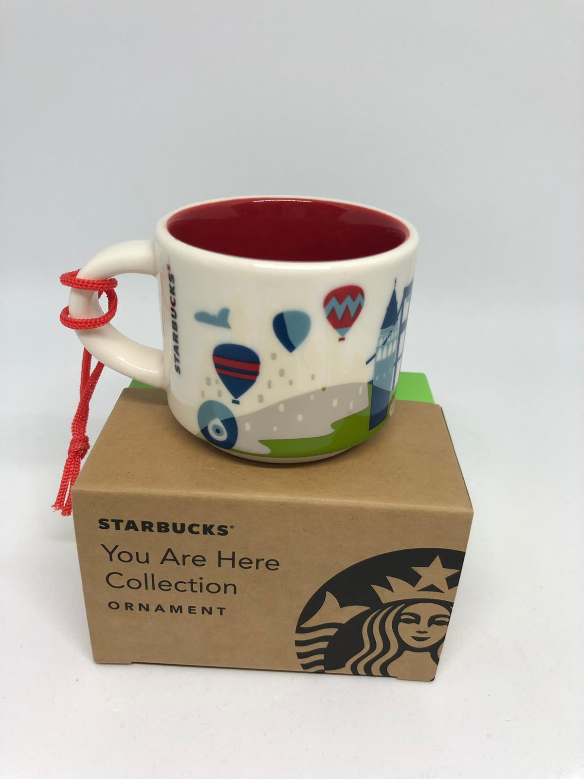 You Are Here NEW in original Box with SKU! Starbucks Coffee Mug/Becher ANDORRA 
