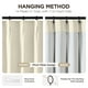 thumbnail image 3 of Cortinas Joydeco Plisadas 100% Blackout de Lino 102x274 cm, 3 of 9