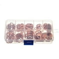 thumbnail image 4 of Washer Copper Washers Gasket Flat Assortment Oil Drain Plug Crush Ring Box Metal Screws, 4 of 9