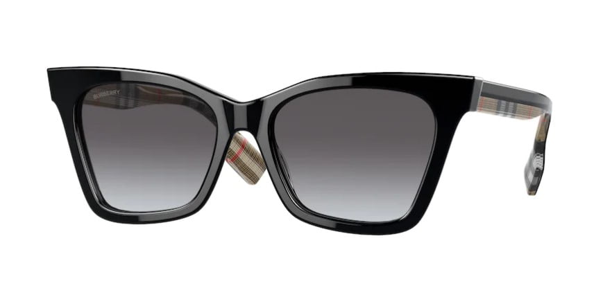 Burberry Grey Cat Eye Ladies Sunglasses BE4346 39428G 53