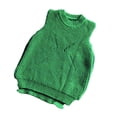 thumbnail image 4 of Afdoent Girls Sweater Vest Soft Warm Winter Sleeveless Pullover Top for Toddlers Kids Cozy Knit Vest Casual Wear 3-4 Years, 4 of 4
