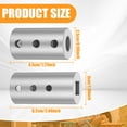 thumbnail image 2 of Ikoopy Trailer Jack Drill Adapter Stainless Steel Trailer Jack Crank Handle Cordless Drill Adapter with a 1/2 Inch Socket Adapter Bit Practical Trailer Jack Electric Drill Adapter, 2 of 10