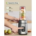 thumbnail image 5 of Syvio Smoothie Blender for Shakes and Smoothies, Personal Blender with 2 BPA-Free 20 Oz Sport Cups, Grind & Cut Blades, 2-Speed Control, 5 of 9