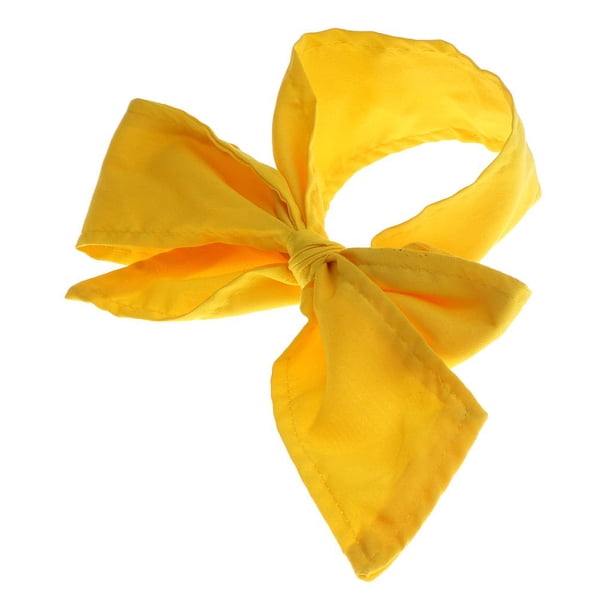 Bonita diadema grande para recién nacidos, accesorios para el pelo con lazo, como se describe Amarillo