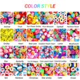 thumbnail image 3 of Juego de 480 cuentas de arcilla polimérica con forma de corazón y cara sonriente, 3 of 5