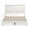 Multicolor, variant on Cottage Style Solid Wood Platform Bed in Twin - Gloss White