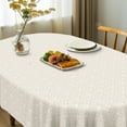 thumbnail image 4 of Oval Tablecloth, French Country Printed Oval Table Cloth-60x84 Inch, Fabric Washable and Waterproof Oval Table Cover for Farmhouse Kithchen Dining Decoration, 4 of 6