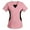 A-Pink, variant on Wyobmus Scrub Tops for Women Classic Fit Patchworked V Neck Short Sleeve Nurse Scrubs Solid Color Four-Way Stretch Scrub Top T-Shirt With Pockets S-2X A-Khaki