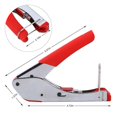 thumbnail image 3 of Coax Crimper, RG6 Coax Cable Crimper Coaxial Compression Tool Set Kit, 3 of 5