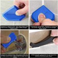 thumbnail image 3 of Reusable Caulk Tool, Interior Diy Projects For Kitchen Bathroom Use, Easy To Clean With A Damp Cloth, Multifunctional Silicone Scraper Set Sealant Smoothing Efficient Caulking, 3 of 5